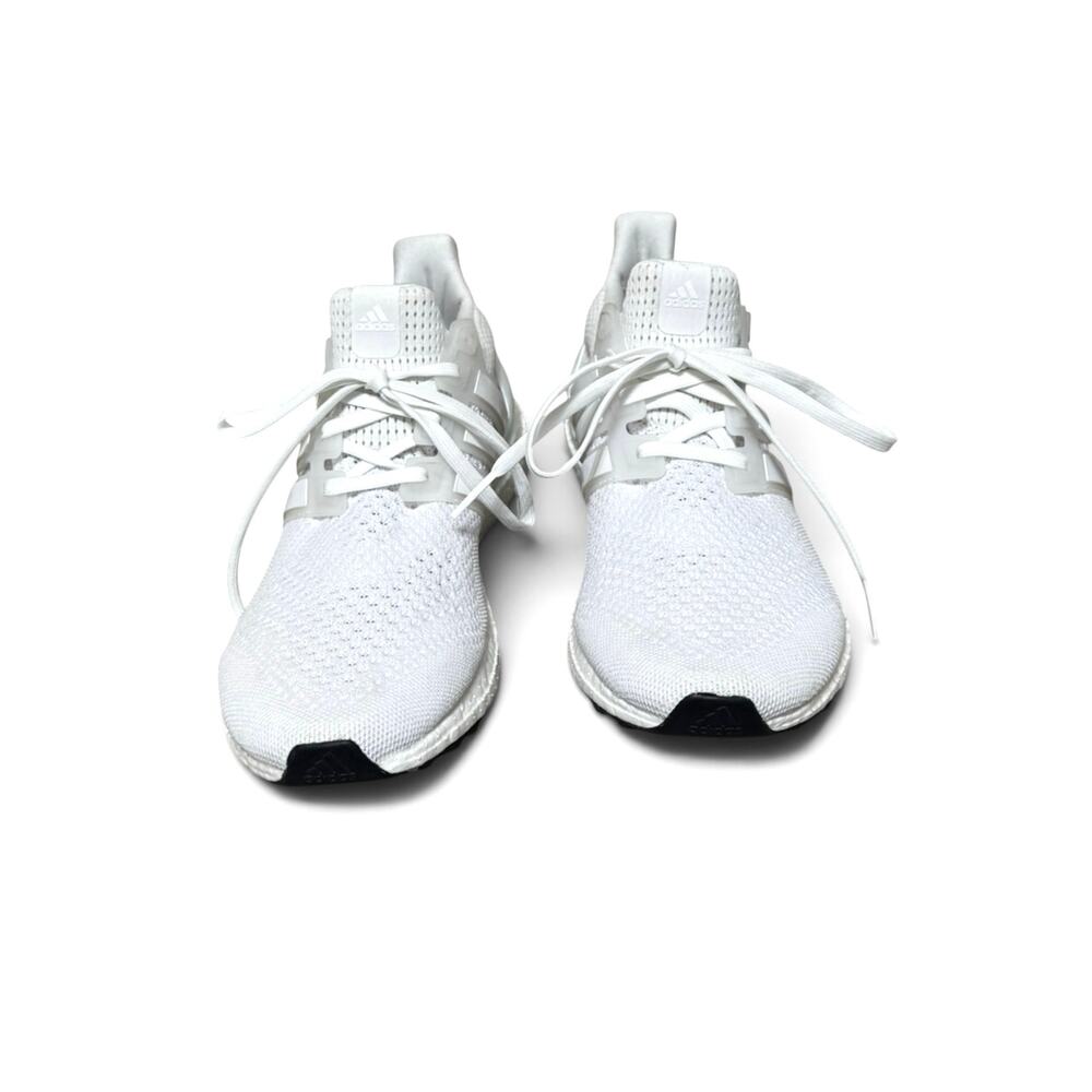 Adidas Women’s Size 11 Ultraboost 1.0 DNA Running Shoes White Knit - Picture 2 of 9